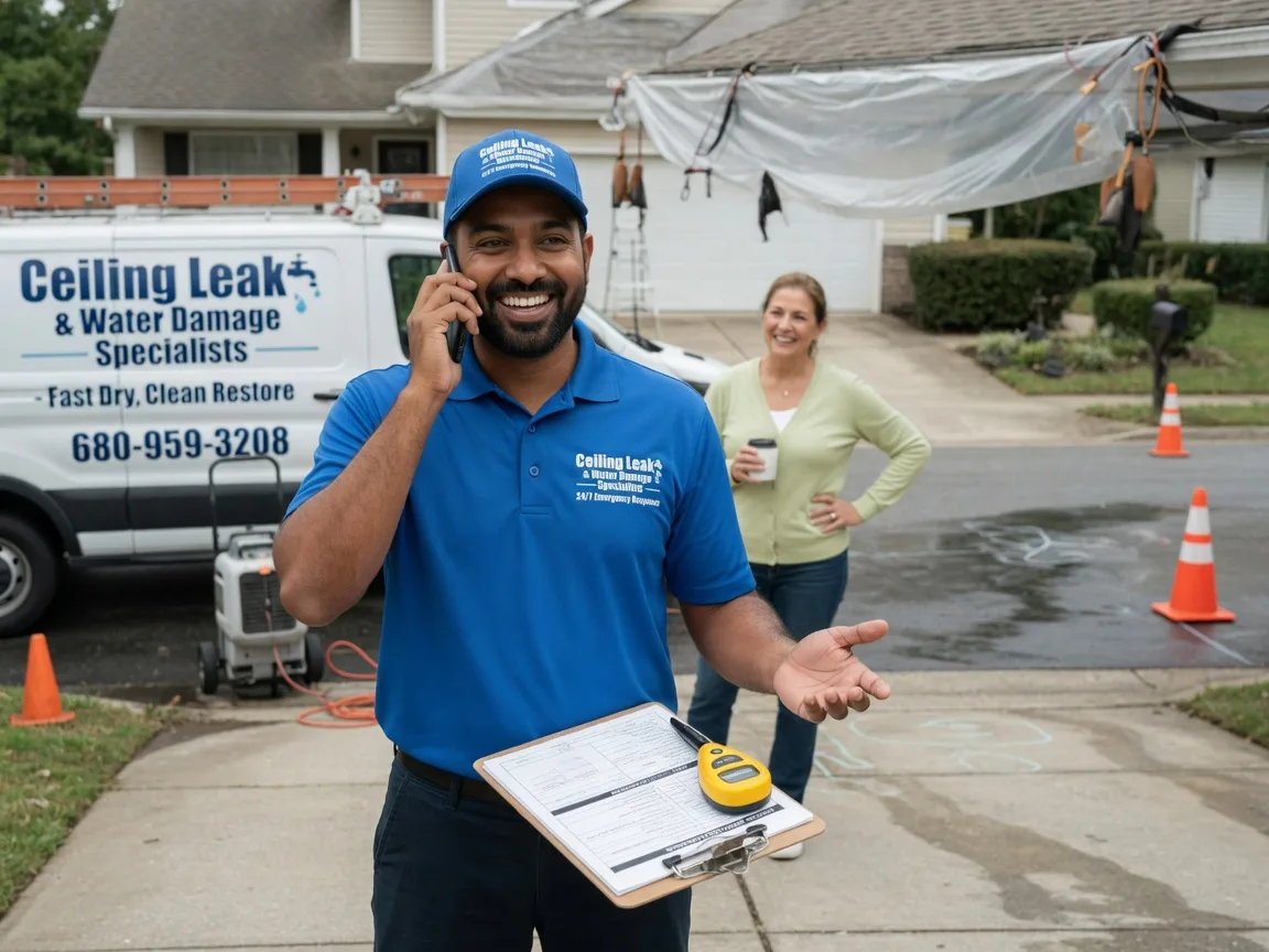 Ceiling Leak Cleanup Peytona, WV FAQs